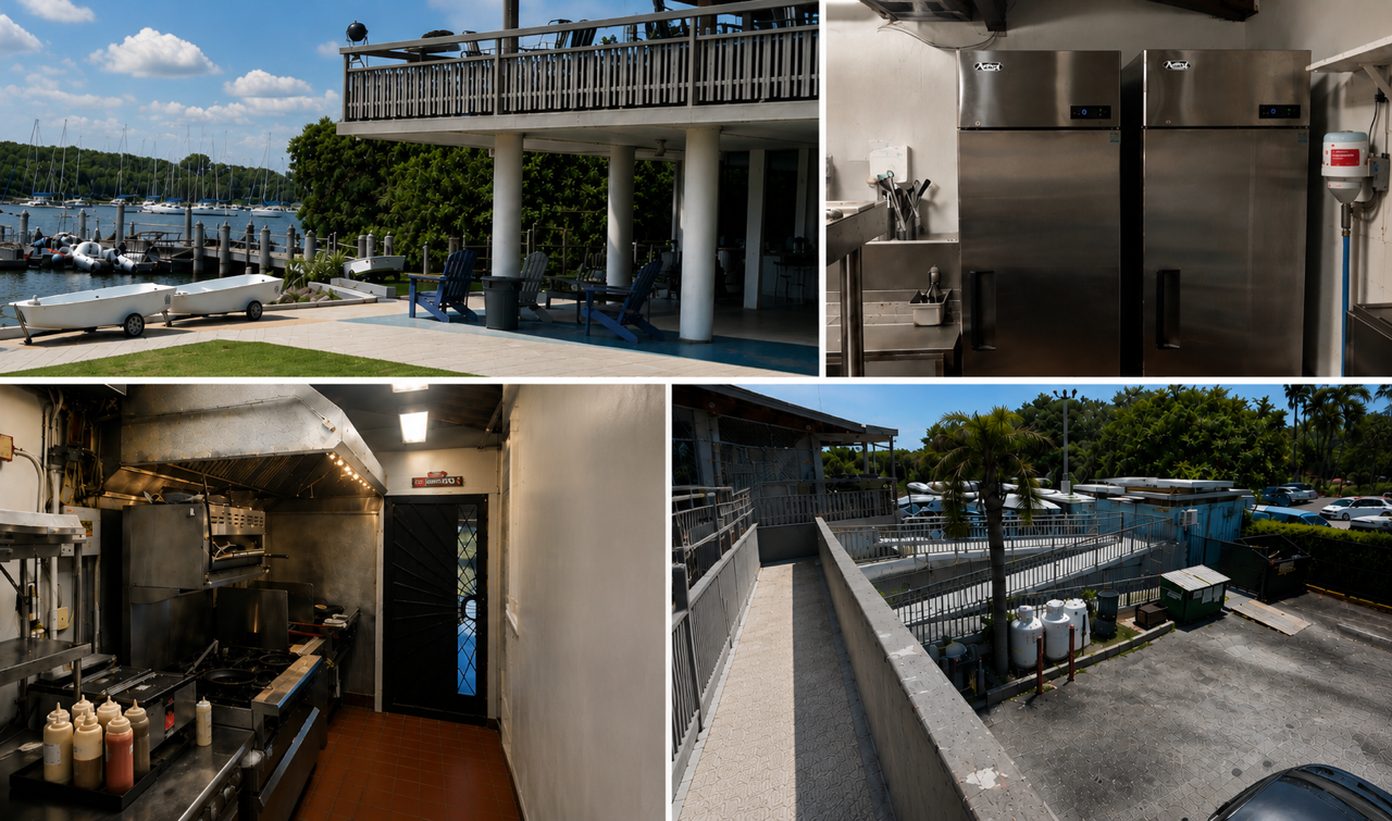 GNZ Construction commercial restaurant and marina buildout project